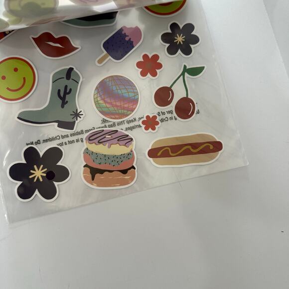 Room Essentials Dishwasher-Safe Stickers 4 Pack Food Flower Vinyl Decals Target - Picture 6 of 7